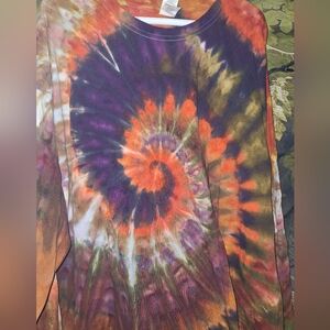Colorful Tie-Dye Mens Shirt